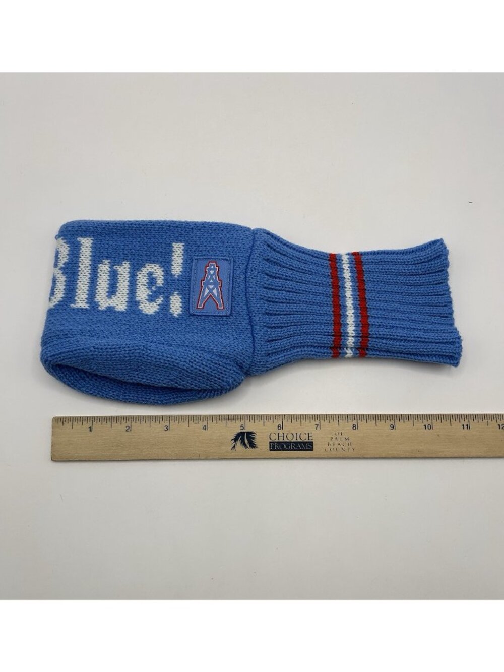 Tennessee Titans Blue Knit Beer Mitten Koozie NFL Set 2 Houston Oilers Glove New - Picture 6 of 16